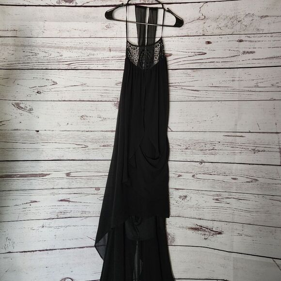 City Chic Black Sleeveless Crochet Goddess Dress XXL NWT - Picture 3 of 5